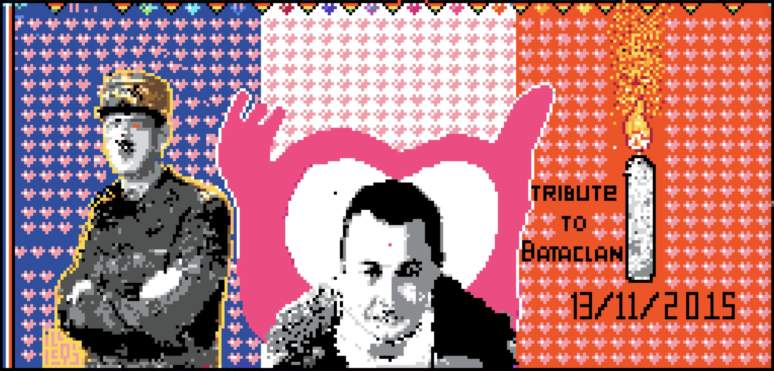 Hommage pixel war la boucle media