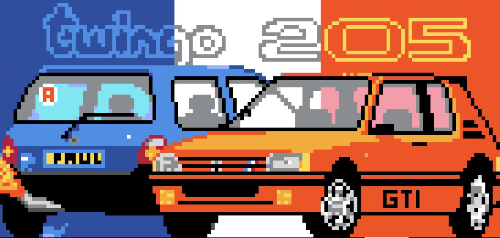 Twingo et 205 pixel war la boucle media